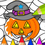 Halloween Coloring Book Game