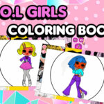 L.O.L OMG Girls Coloring Book