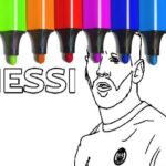 Messi Coloring Pages